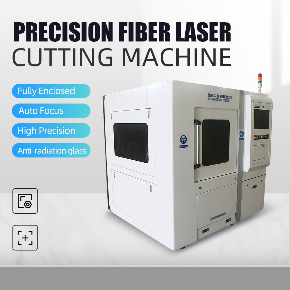PFLC-6080 1000W/1500W/2000W/3000W High Precision Fiber Laser Cutting Machine 600*800mm (24"*32") Working Area for Gold Silver